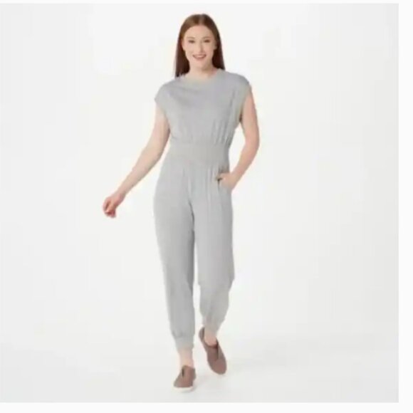 bishop + young Pants - Bishop + Young Knit Jumpsuit | Heather Grey
